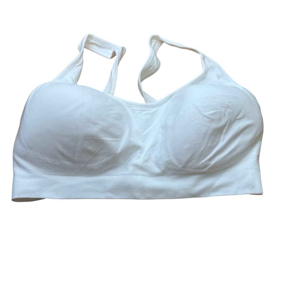 Shapermint Truekind Large White Daily Comfort Wireless Shaper Bra 10022 Extender - Picture 2 of 8